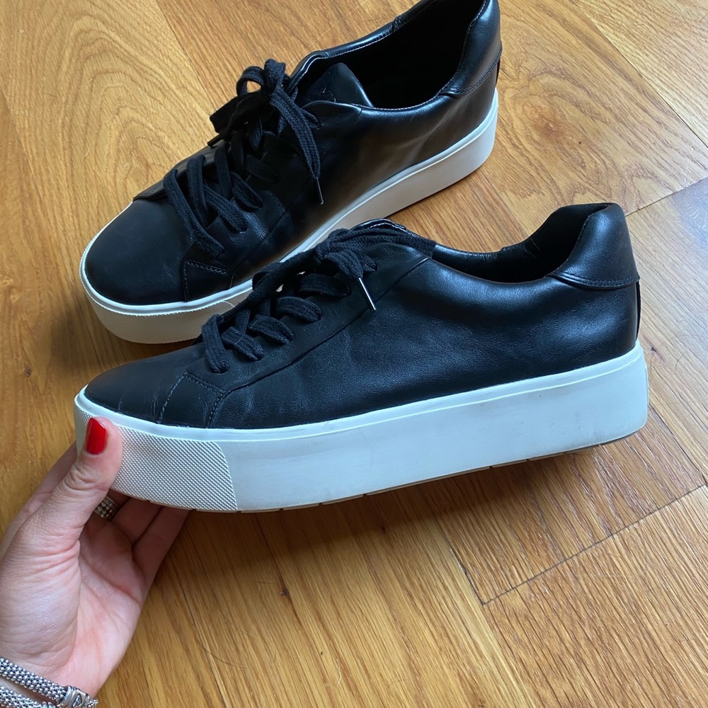 Black Vince Platform Sneakers - Picture 5 of 6